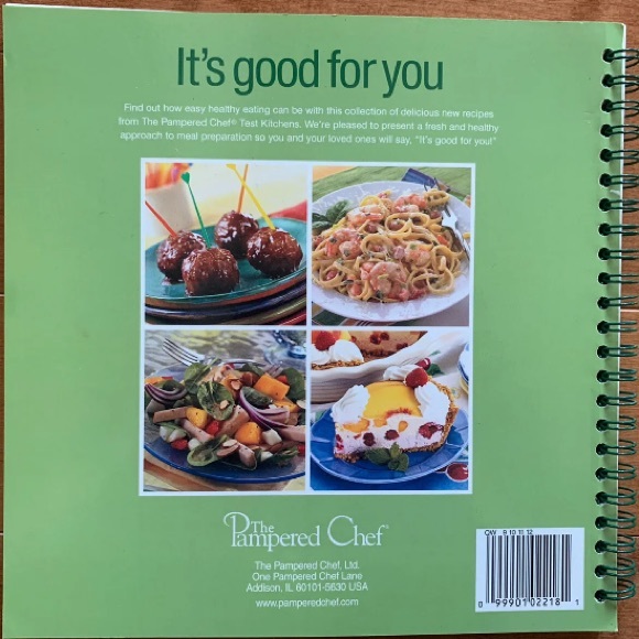 NEW Pampered Chef Cookbook Cook Book: It’s Good For You; 2004 Vintage Recipes - Picture 2 of 5